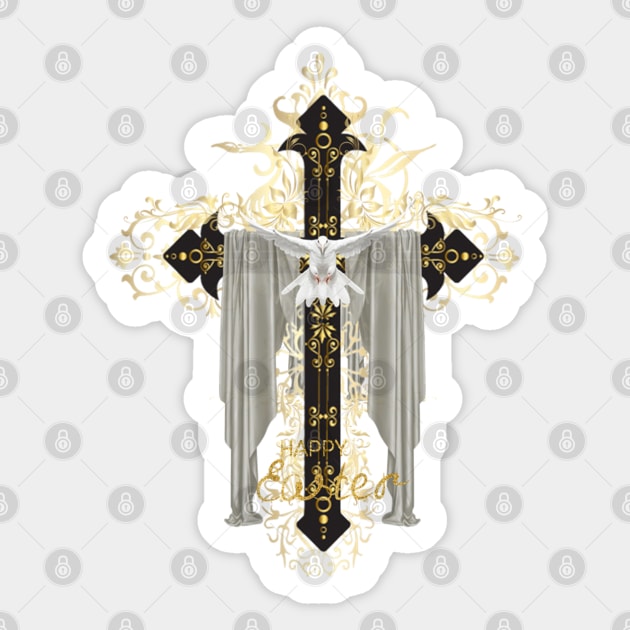 Ressurrection of Christ Sticker by ERArts